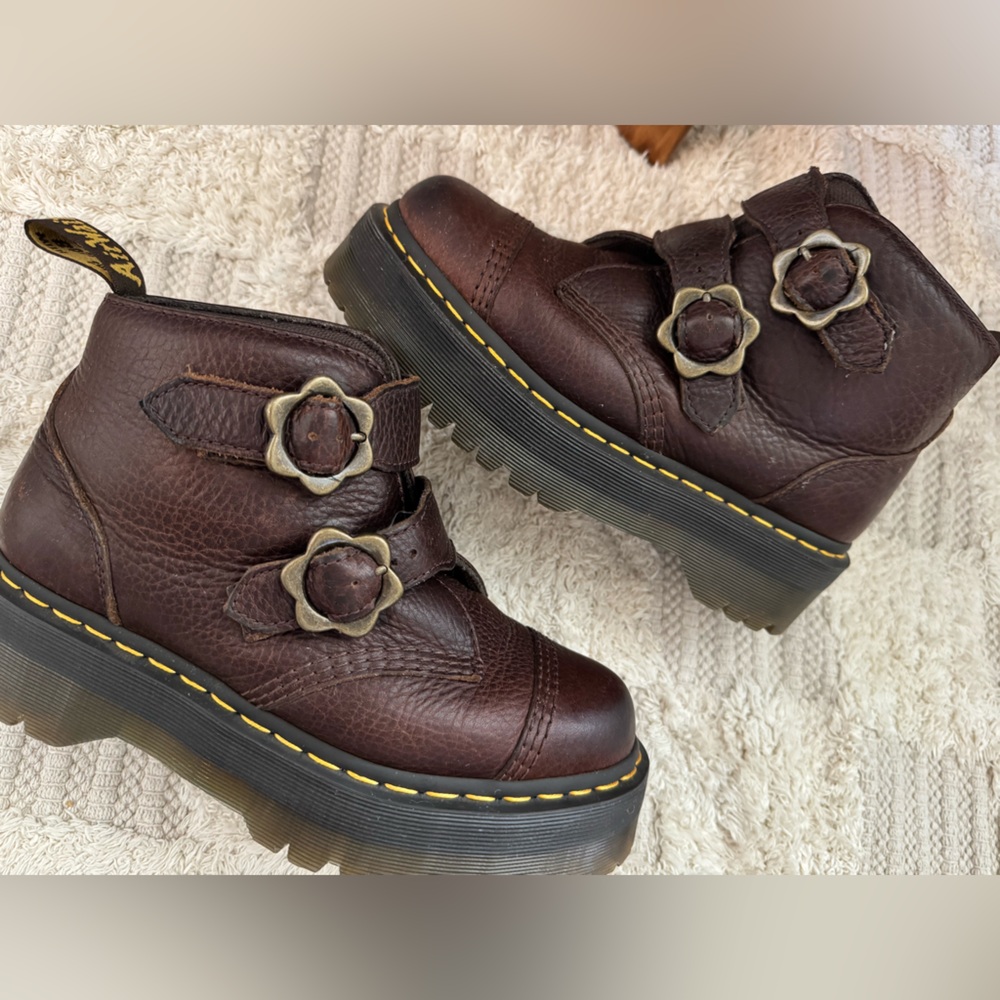Brown Leather Dr. Martens